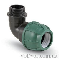 Колено с наружной резьбой Irritec 32х3/4" Колено с наружной резьбой Irritec 32х3/4"