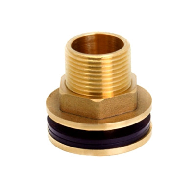 Врезка с поджимной гайкой для ёмкости 1/2" (правосторонний)